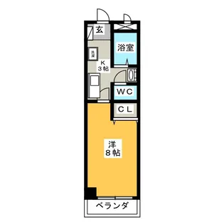 パスカル21【3階】の間取り