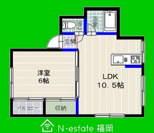 福岡県福岡市早良区百道1【マンション】の間取り