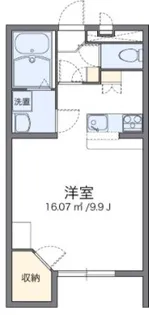 レオパレスアウローラ鳴門【1階】の間取り