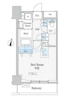 エトワール飯田橋【2階】の間取り