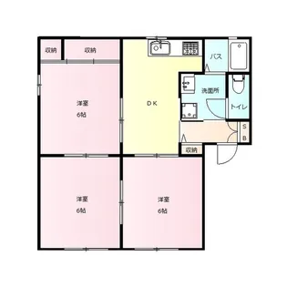 タウン ボナール B【2階】の間取り