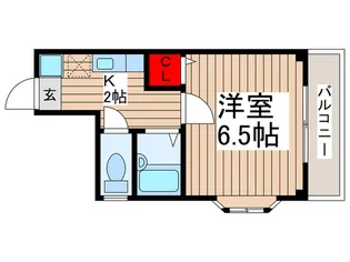 サンテラス加賀美【4階】の間取り