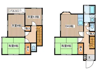 埼玉県さいたま市西区大字指扇【一戸建】の間取り