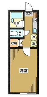 東京都世田谷区代田6【アパート】の間取り