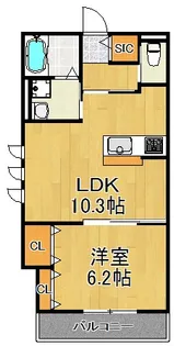 神奈川県横浜市鶴見区獅子ケ谷2【アパート】の間取り