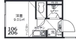 LUXST【2階】の間取り
