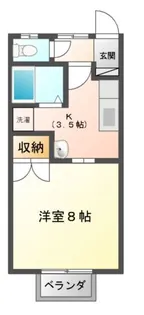 1Kの間取り画像