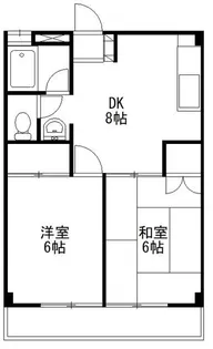 岩澤コーポA【3階】の間取り