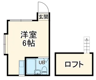 1Rの間取り画像