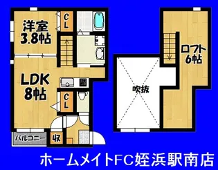 サンハイム【2階】の間取り