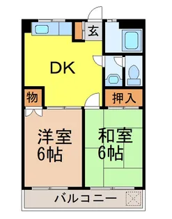 愛鷹ビル(アシタカビル)【3階】の間取り