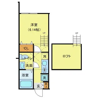 神奈川県横浜市緑区鴨居3【アパート】の間取り