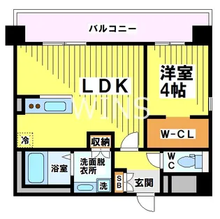 福岡県福岡市東区箱崎ふ頭3【マンション】の間取り