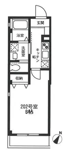 KEN HEIM ケンハイム【2階】の間取り