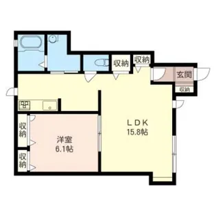 リヴィエール【1階】の間取り