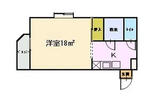 グランドール小松島【2階】の間取り