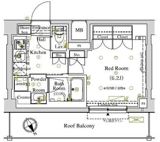 東京都品川区東大井3【マンション】の間取り