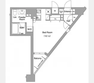 東京都世田谷区羽根木1【マンション】の間取り