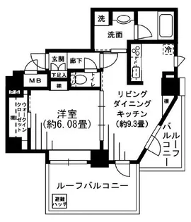 グランステューディオ市ヶ谷薬王寺壱番館【3階】の間取り