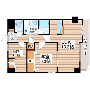 ヴェルビュー川平【3階】の間取り