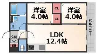 Avantio Clair【1階】の間取り