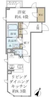COMPOSITE高輪 コンポジット高輪【2階】の間取り