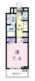 レイル ヤード 中山 II【3階】の間取り
