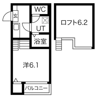 ルノンキュール【2階】の間取り