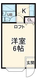 ローズアパートR59番館【1階】の間取り