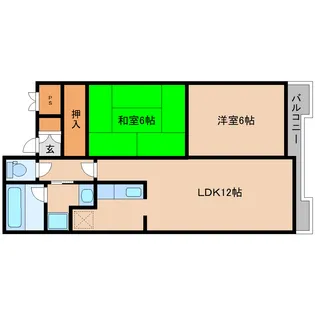 ヴィアーレA・U【4階】の間取り