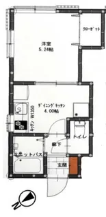 メゾンS【1階】の間取り