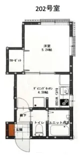 メゾンS【2階】の間取り