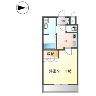 パームヒルズ【2階】の間取り