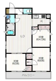 メナーズハイツ【3階】の間取り