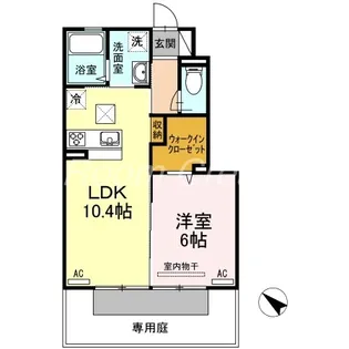 エム ブルク【1階】の間取り