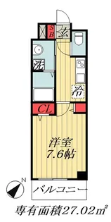 アリビオガーデン【2階】の間取り