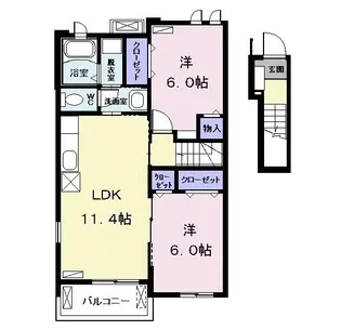 スター ヒル H II【2階】の間取り