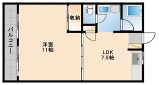 大屋ビル【6階】の間取り