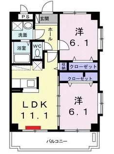 TYハーモニー【2階】の間取り