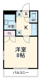 フェリーチェ日吉2【2階】の間取り