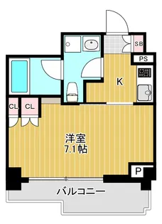 プラウドフラット戸越公園【2階】の間取り