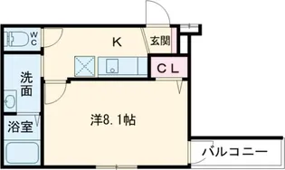 フジパレス堺鳳中VI番館【2階】の間取り