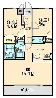 エクラときわ6【1階】の間取り