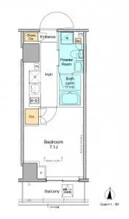 プラウドフラット本所吾妻橋【3階】の間取り