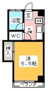 第3ムトウマンション【3階】の間取り