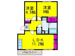 ロイヤルアイフティ【2階】の間取り