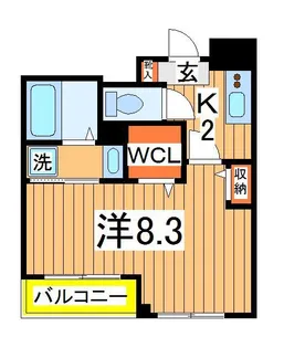 Diana K【3階】の間取り