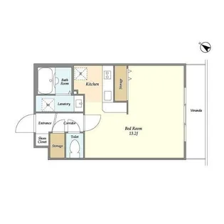DeLCCS田園調布【1階】の間取り