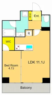 フレンシア大森山王【4階】の間取り
