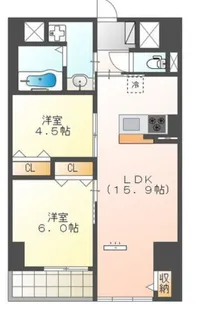 アーバンパレス【1階】の間取り